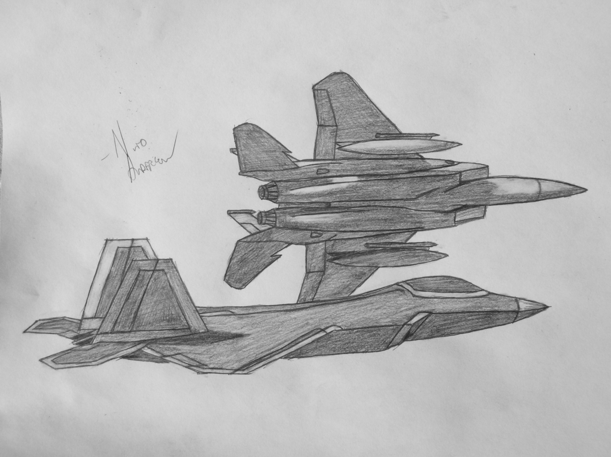 F-15 Eagle And F-22 Raptor By Kravinmorhead On Deviantart