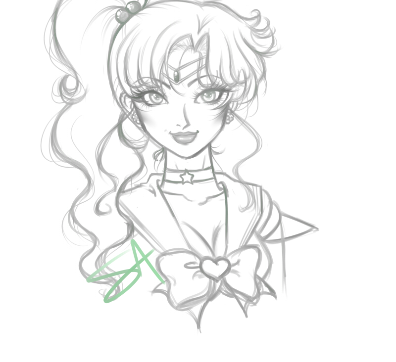 Sailor Jupiter Sketch