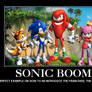 Sonic Boom Demotivational Poster