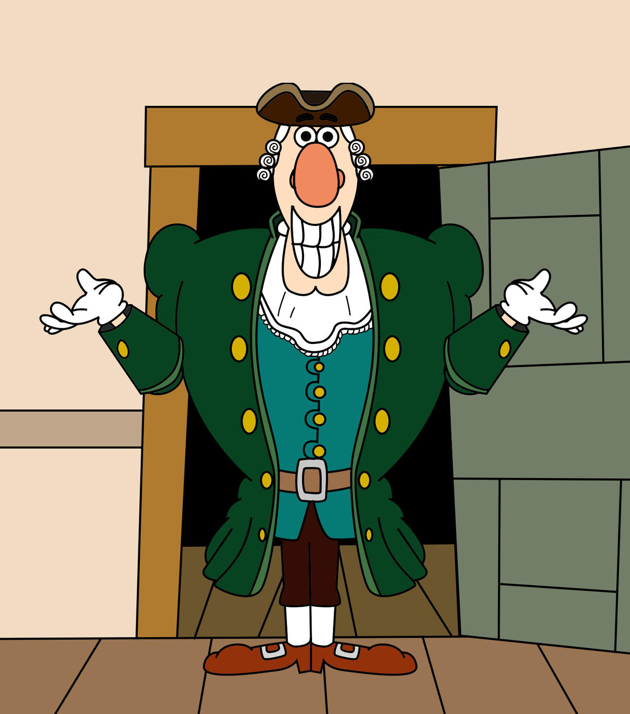 D-r Livesey- the hero of the cartoon Treasure Island. - - CakesDecor