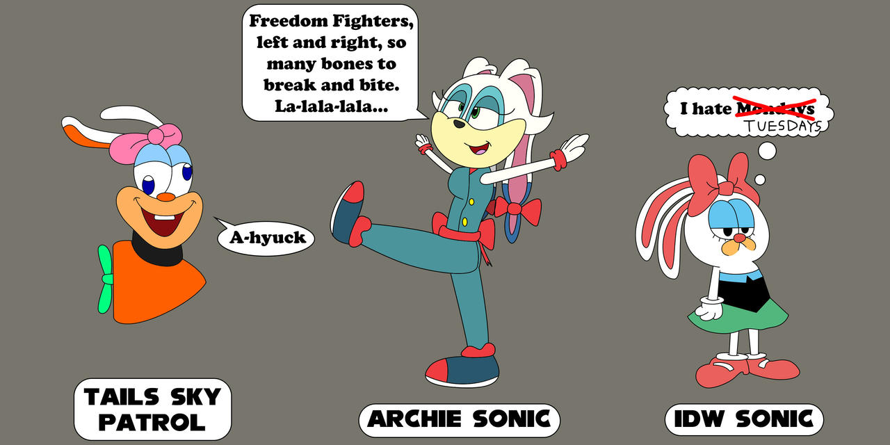 Every version of Carrotia the Rabbit in a nutshell by MeltingMan234 on ...