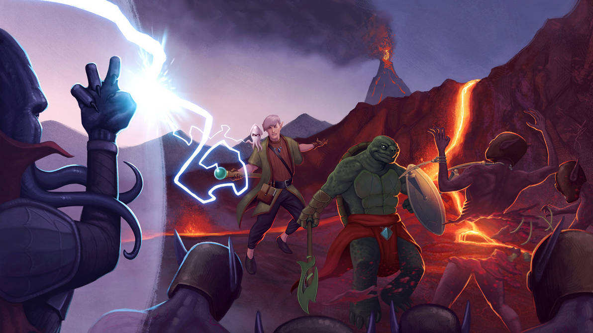 DnD Fight Scene By MarkHRoberts On DeviantArt