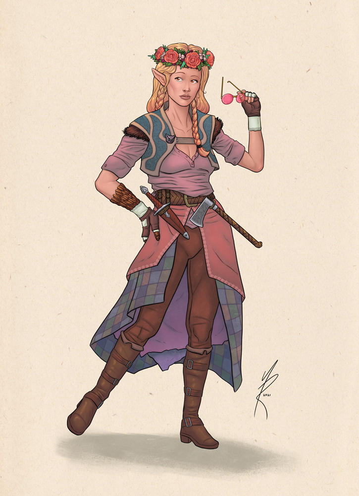 Elf Ranger by MarkHRoberts on DeviantArt