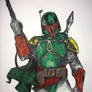 Boba Fett Inks Coloured