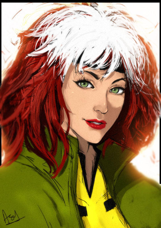 Rogue Inks Deviantart Rogue sketch by asadfarook on DeviantArt