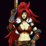 Red Monika (Battle Chasers: NightWar)