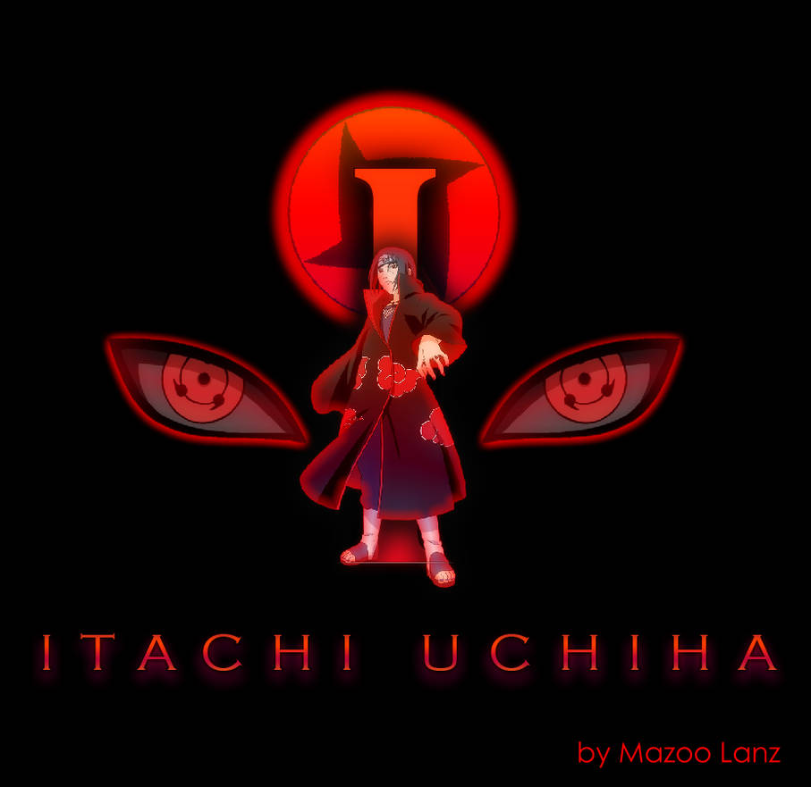 Itachi Uchiha Typography Letter by ZenkenZ on DeviantArt