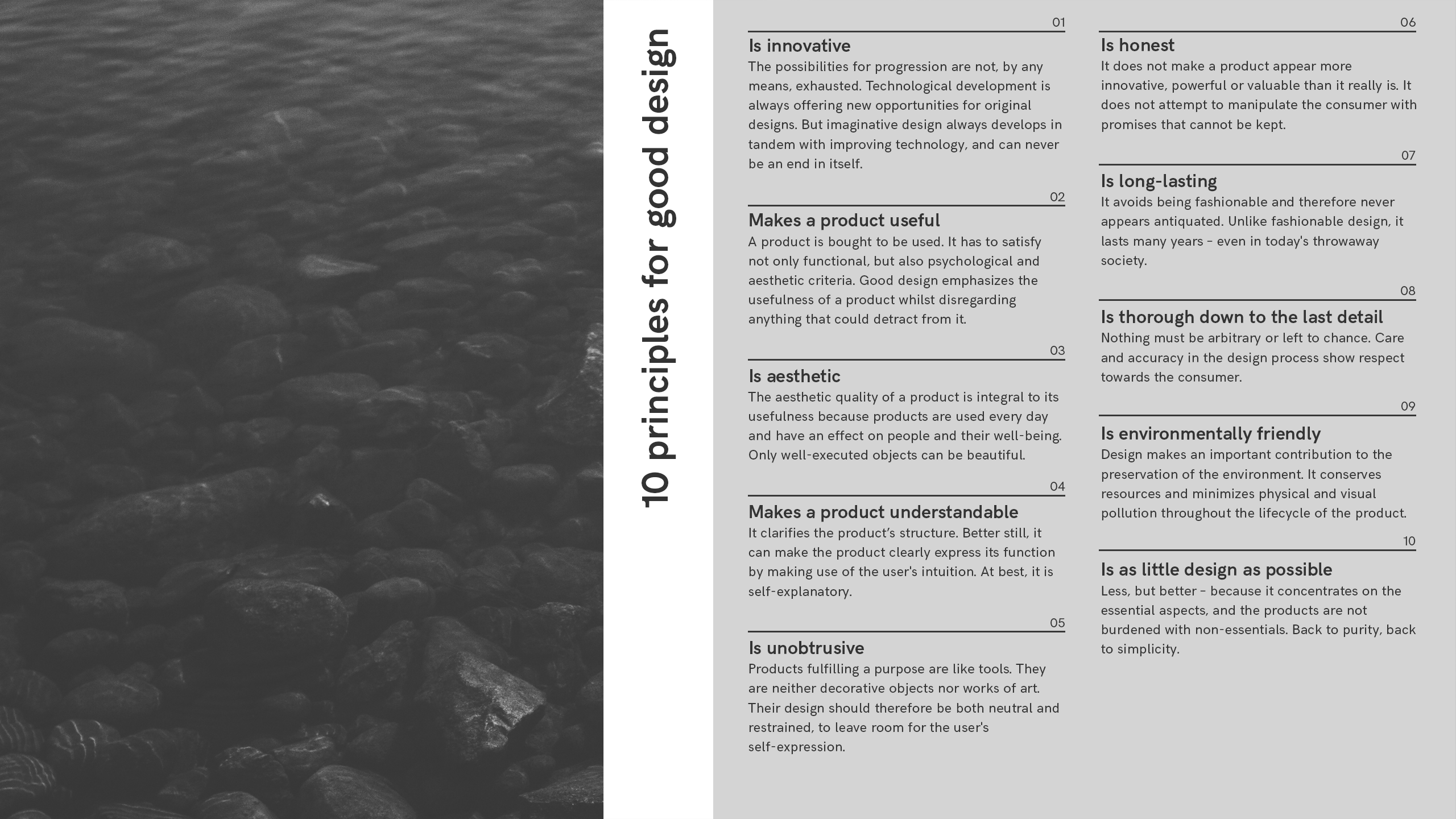 10 principles for good design - Wallpaper by StijnArt on DeviantArt