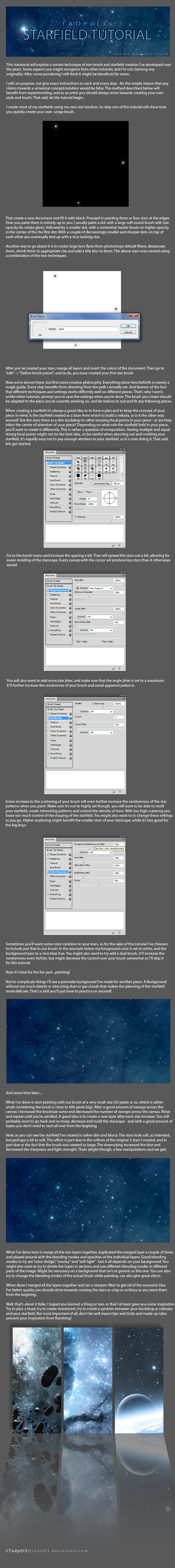 Starfield tutorial