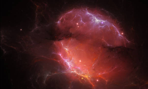 Bursting heart nebulae