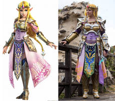 character VS cosplay : Zelda Hyrule Warriors