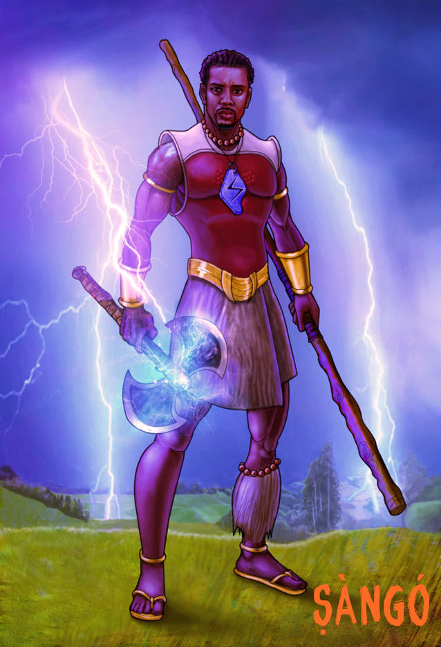 Shango, god of thunder by JJwinters on DeviantArt