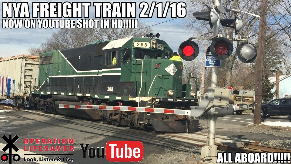 NYA FREIGHT TRAIN 2.1.16 NOW ON YOUTUBE!!!!!