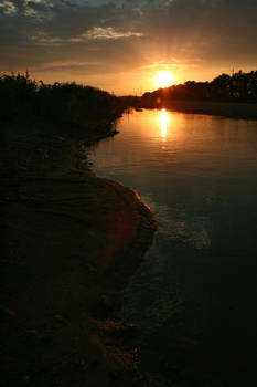 Along the Makeshift Lake