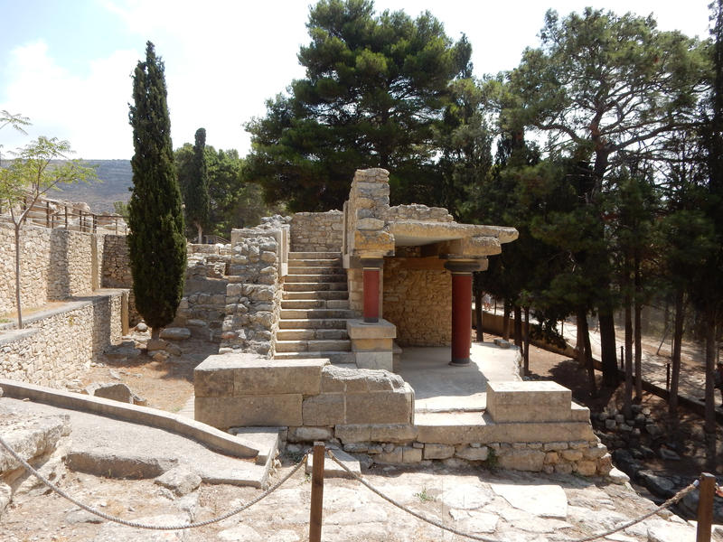 Crete - Knosos - House by Gwathiell