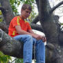 Boy in tree 2