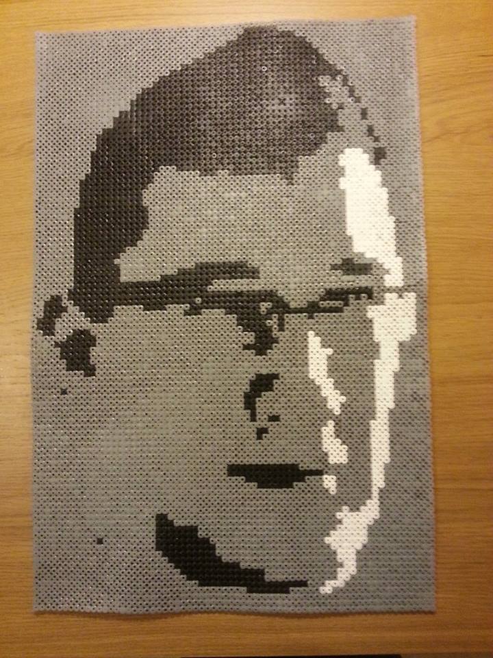 Markiplier made with beads