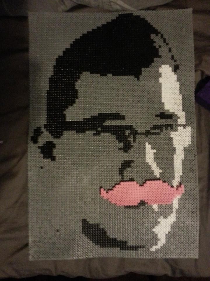 Markiplier made with beads V.1.1