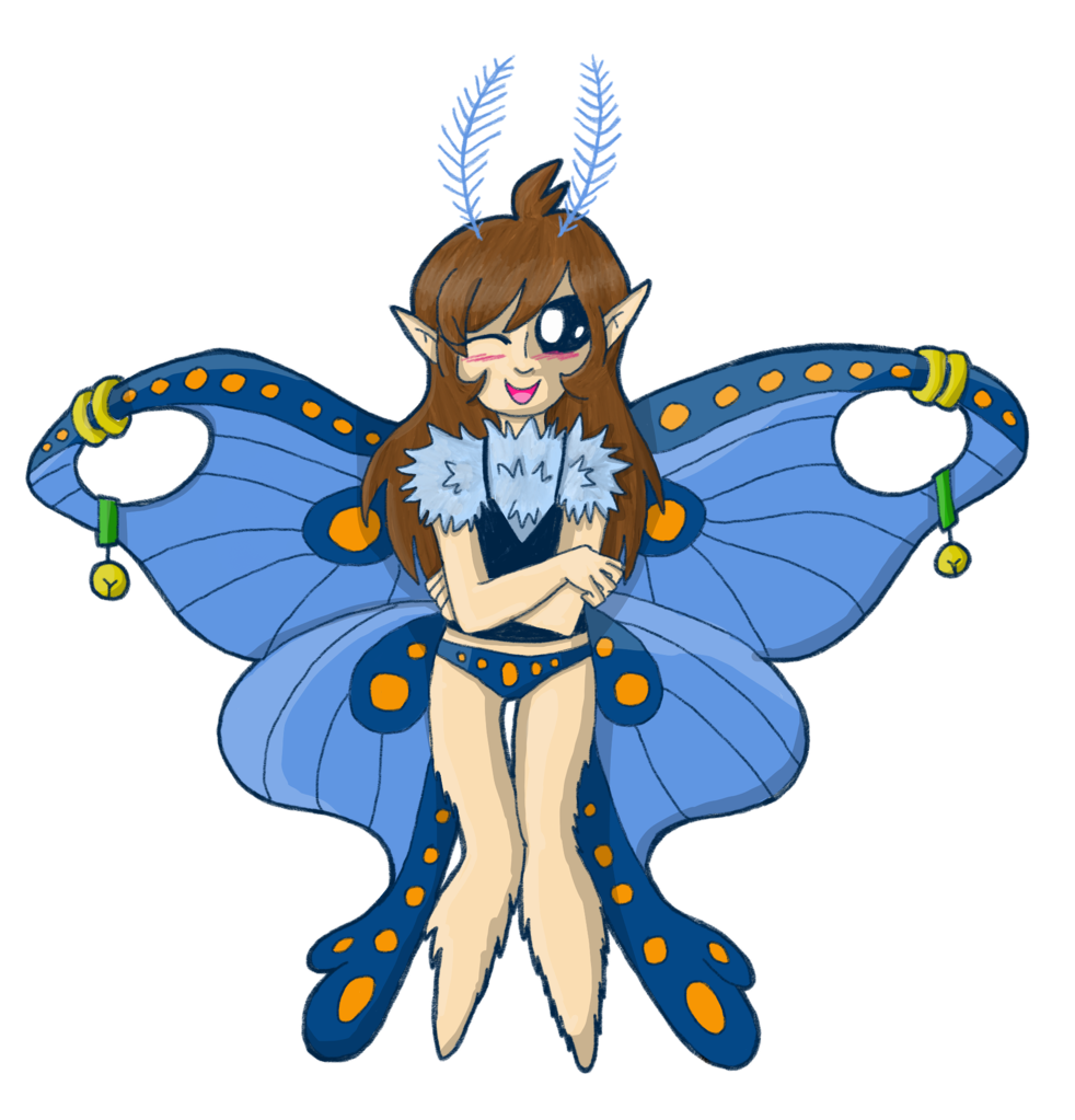 Danika as a Moth Girl