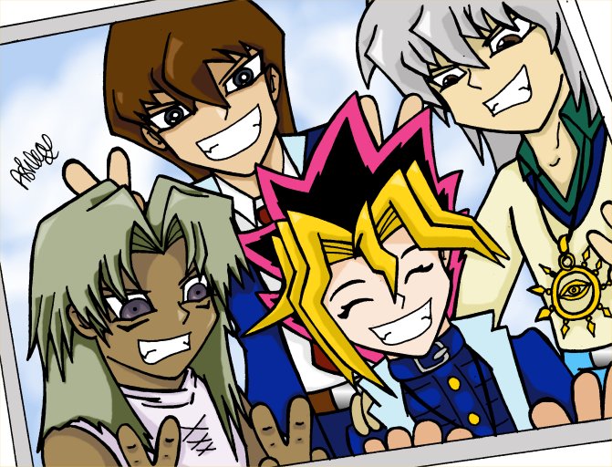 Yugioh gang photo