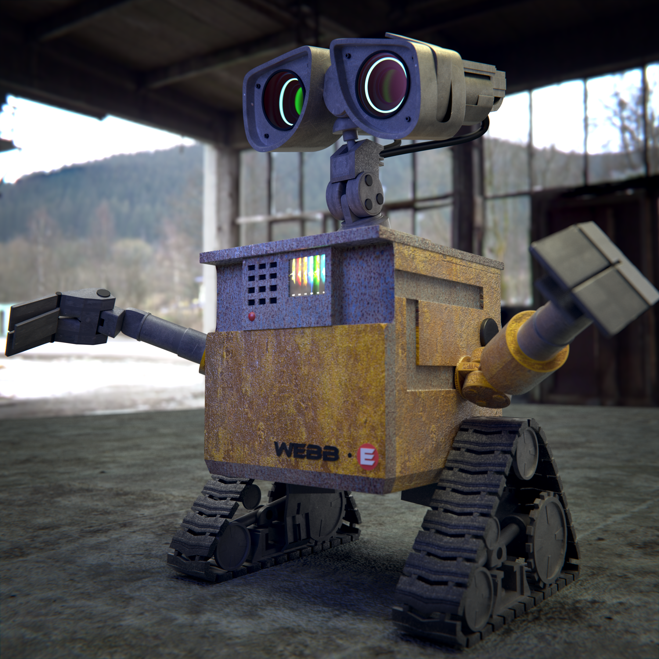 Robot based on Wall-E