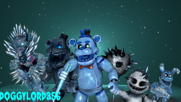 FNAF AR - Hope you're enjoying Winter Wonderland's wonders~ Frost  Plushtrap's joining the fun--won't you visit his wintery domain? Some other  friends are back for a holiday visit too! It's been quite