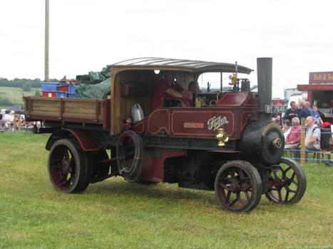 A steam wagon (powered by logs water ...and air)
