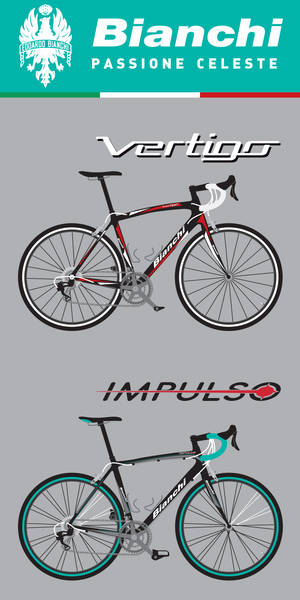 Callis Burks Bianchi Road Bikes Illustration