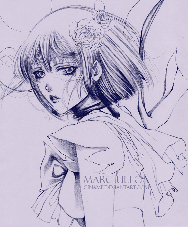 Sailor Saturn sketch