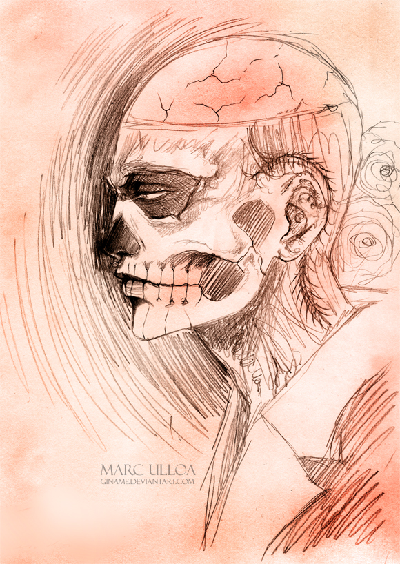 Rick Genest Sketch