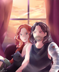 Evening Buckynat (and Liho)