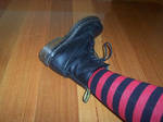 Stripey Socks And Boots