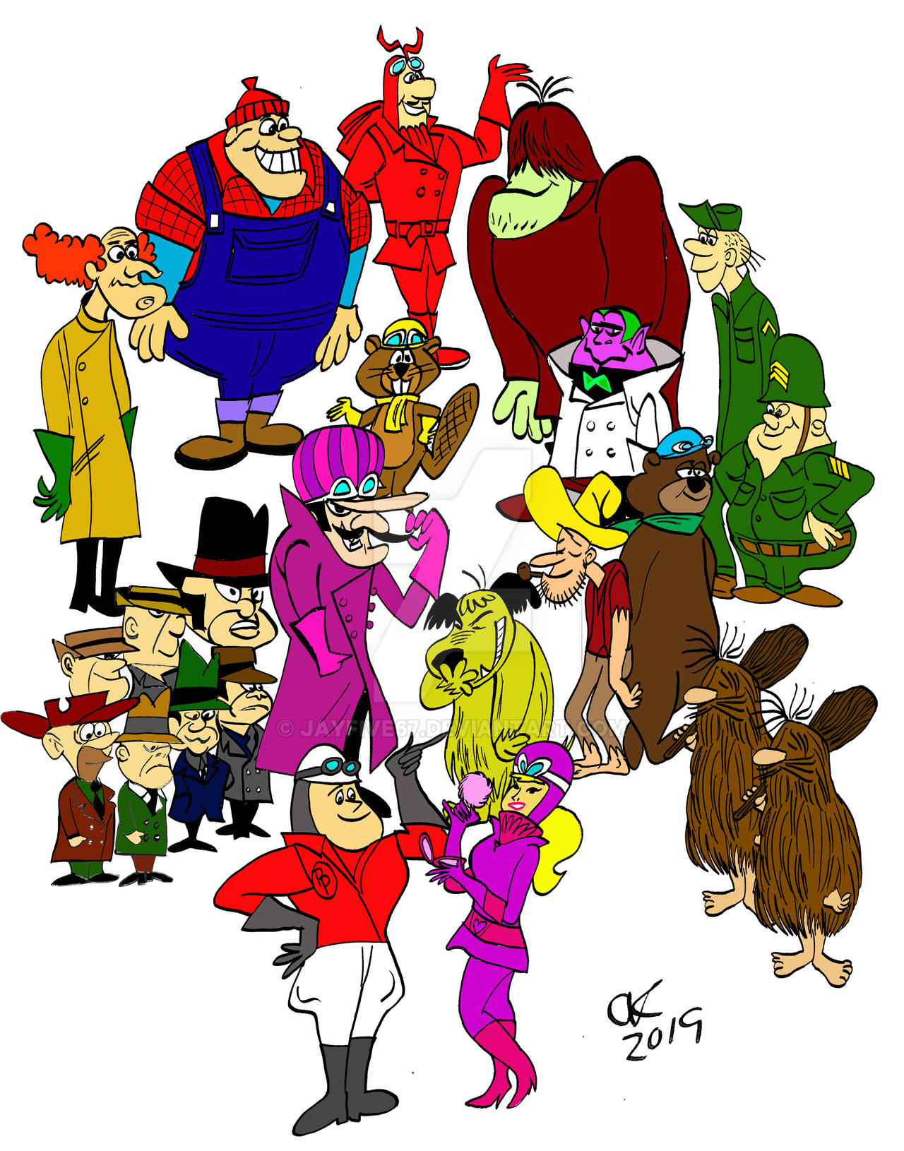 WACKY RACERS Poster by jayfive67 on DeviantArt