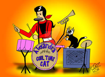 Alexandra Cabot at the Cool Time Cat