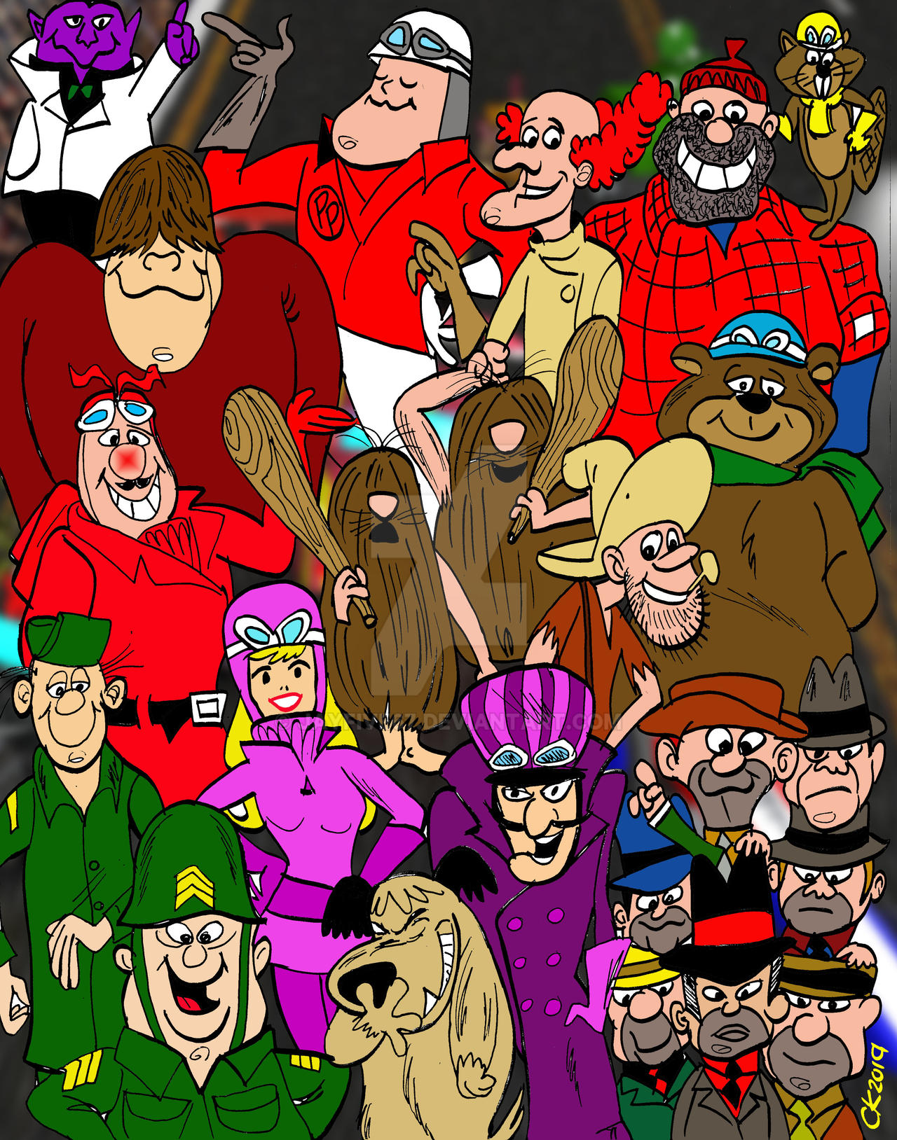 WackyRacers Group by jayfive67 on DeviantArt WackyRacers Group by jayfive67 on DeviantArt