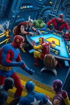 The New Avengers meet the Old Avengers