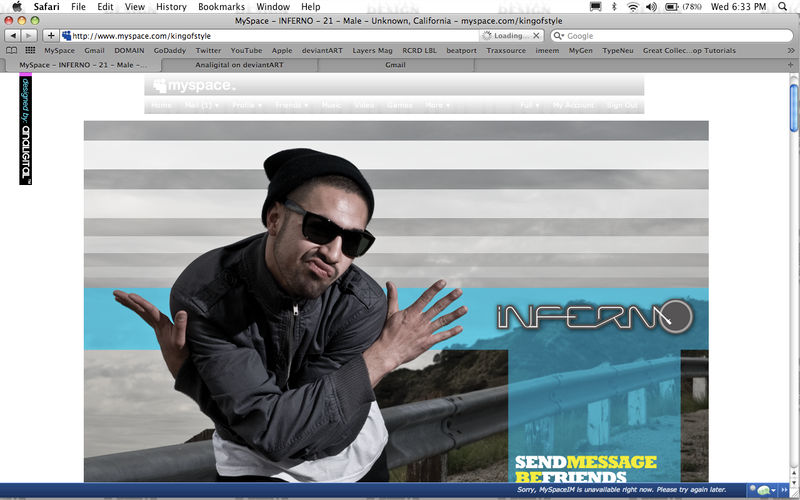 Myspace Div Overlay-Inferno by Analigital on DeviantArt