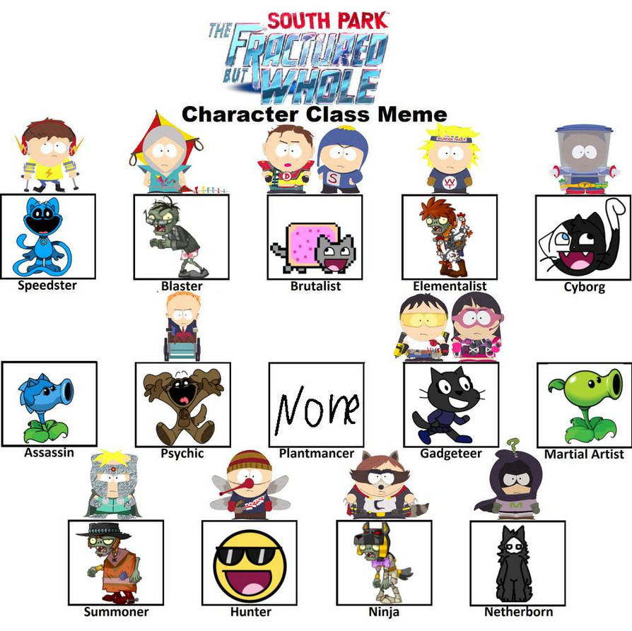 South Park The Fractured but Whole Character Class by SanicLolz on ... South Park The Fractured but Whole Character Class by SanicLolz on ...