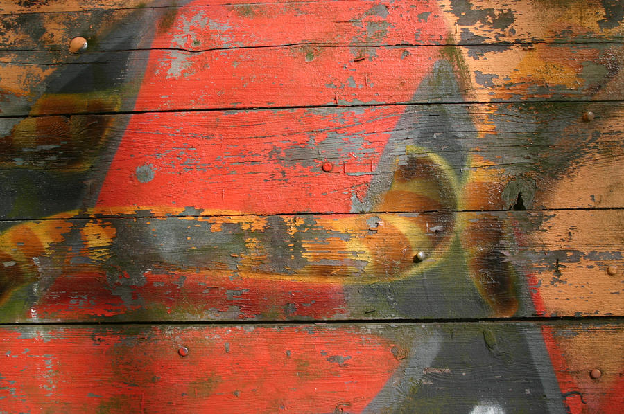 STOCK graffiti wooden fence 2