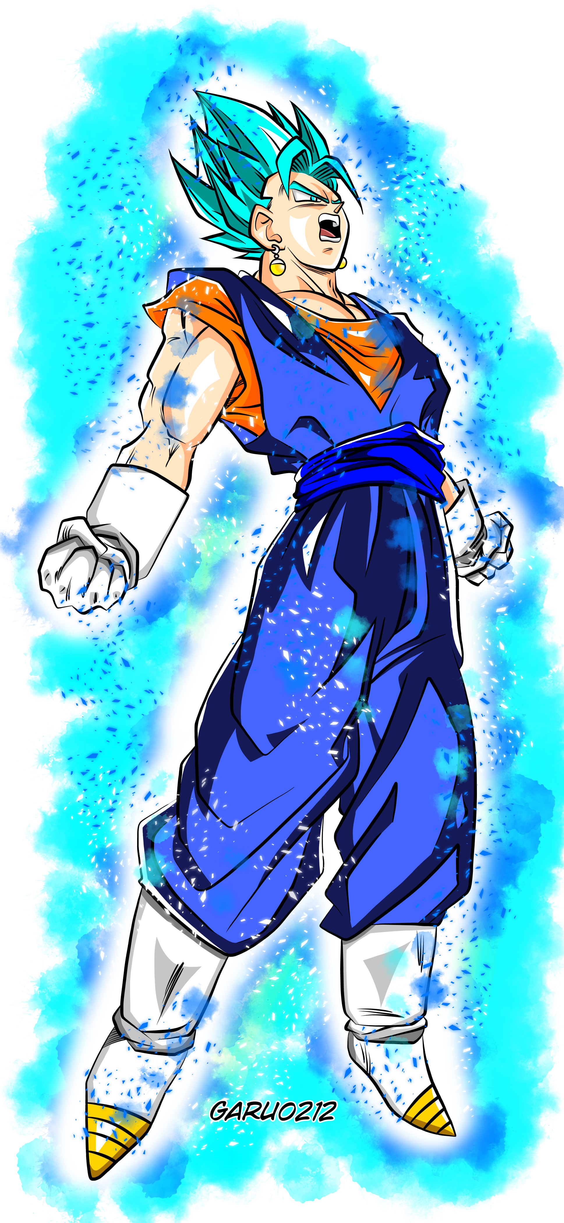 Vegetto ssj2 (from Dragon Ball Multiverse) by Japar10 on DeviantArt