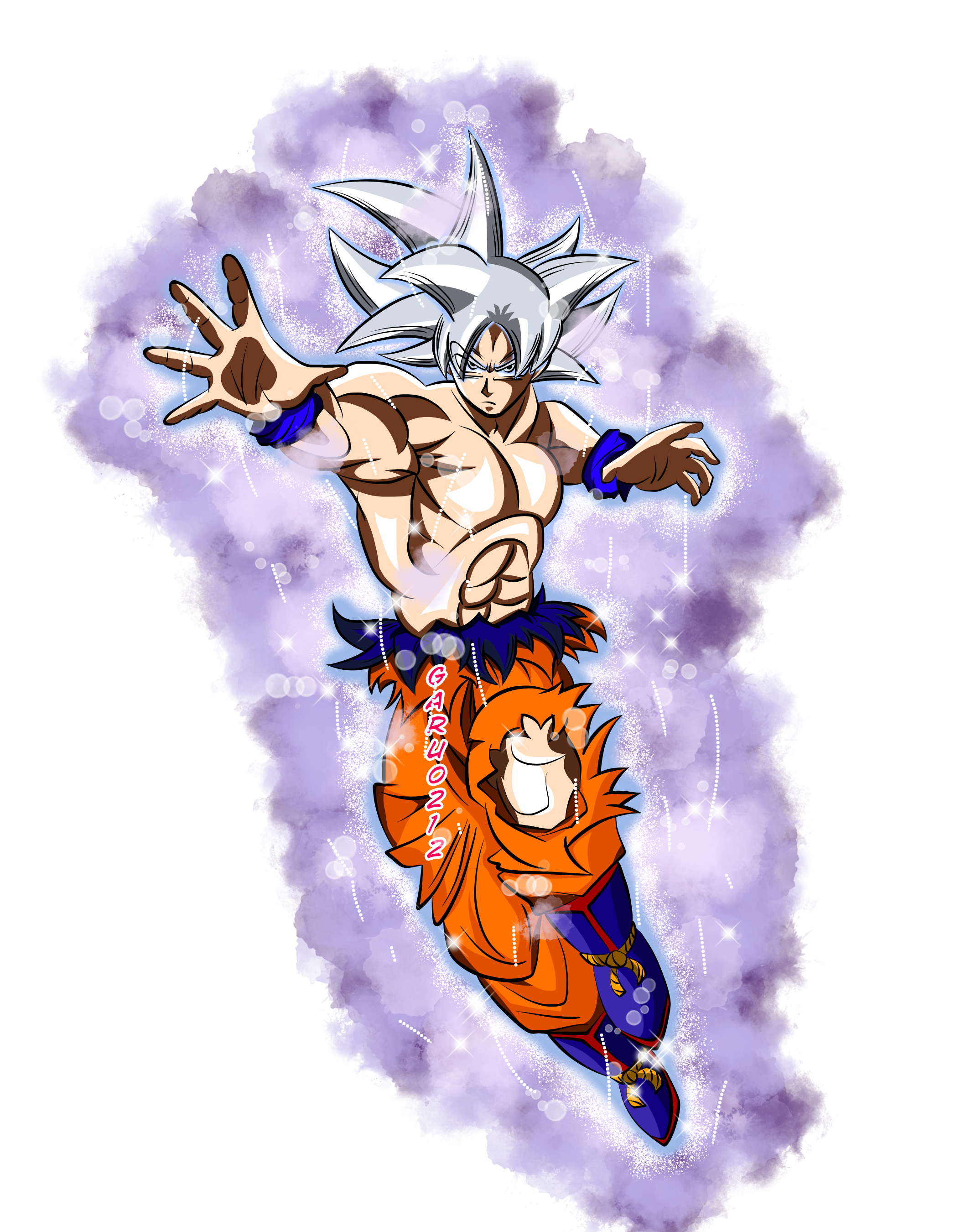 Son Goku Ultra Instinto Dominado aura by garu0212 on DeviantArt Son Goku Ultra Instinto Dominado aura by garu0212 on DeviantArt