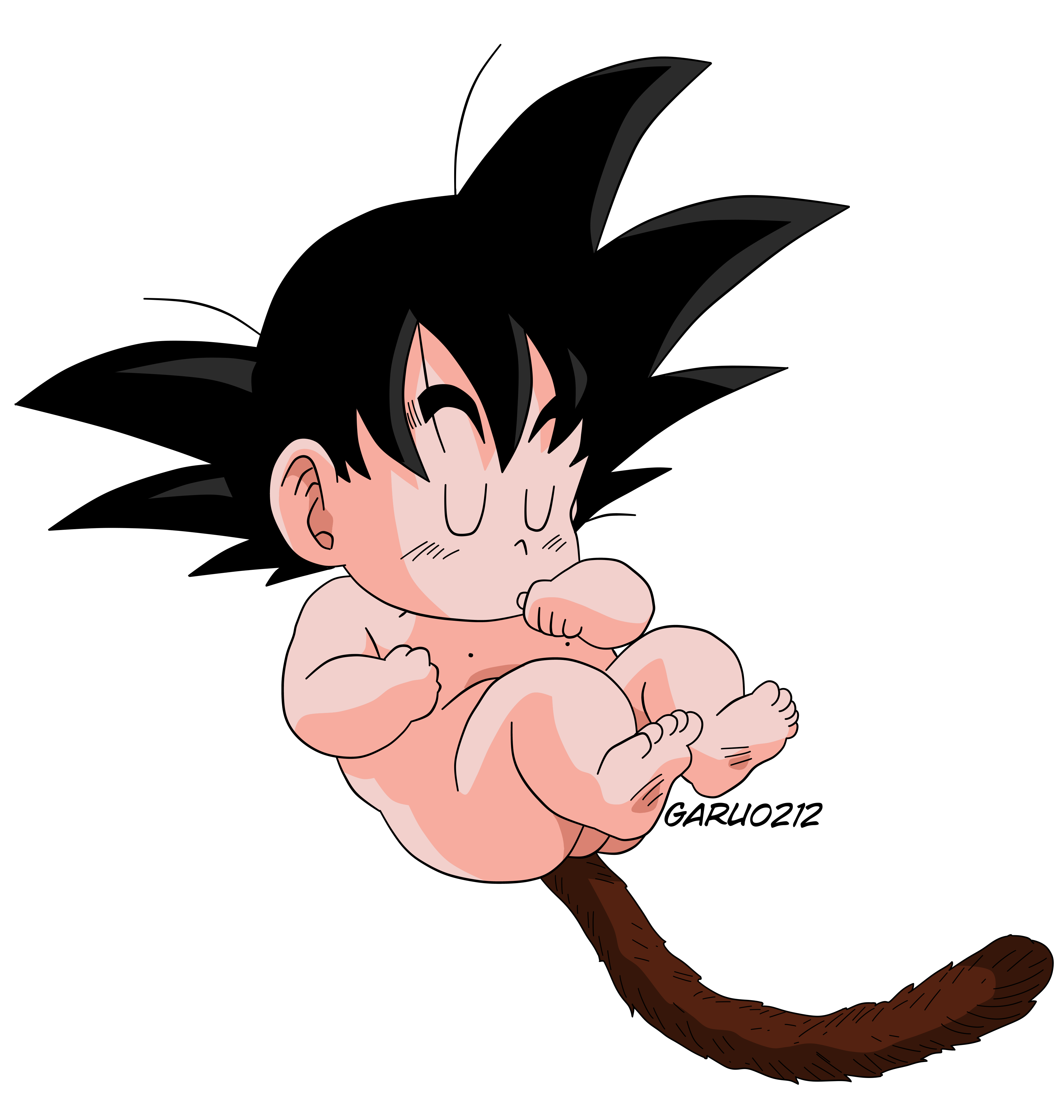 Goku Baby Vegeta Trunks Goten, Baby Goku, png