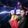 9th Doctor and Rose Tyler wallpaper