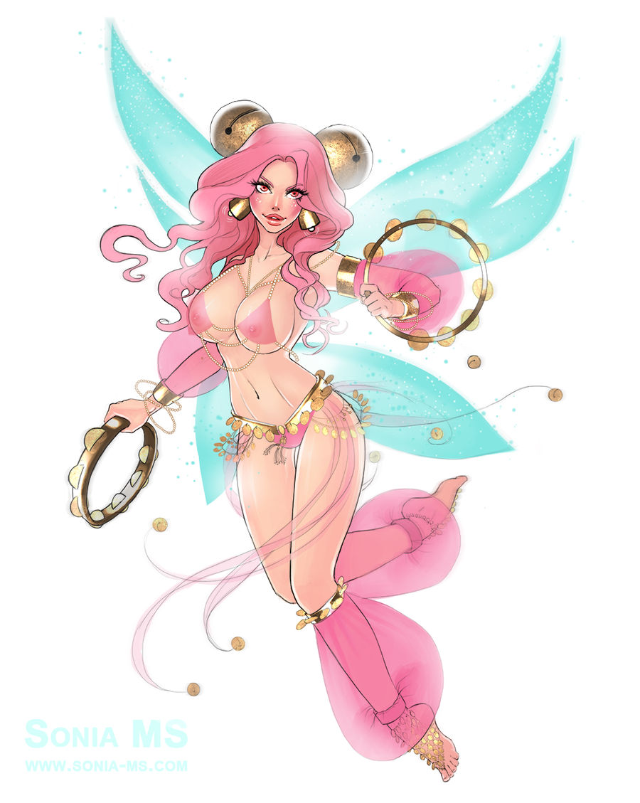 Commission jkrolak: pink mischievous fairy