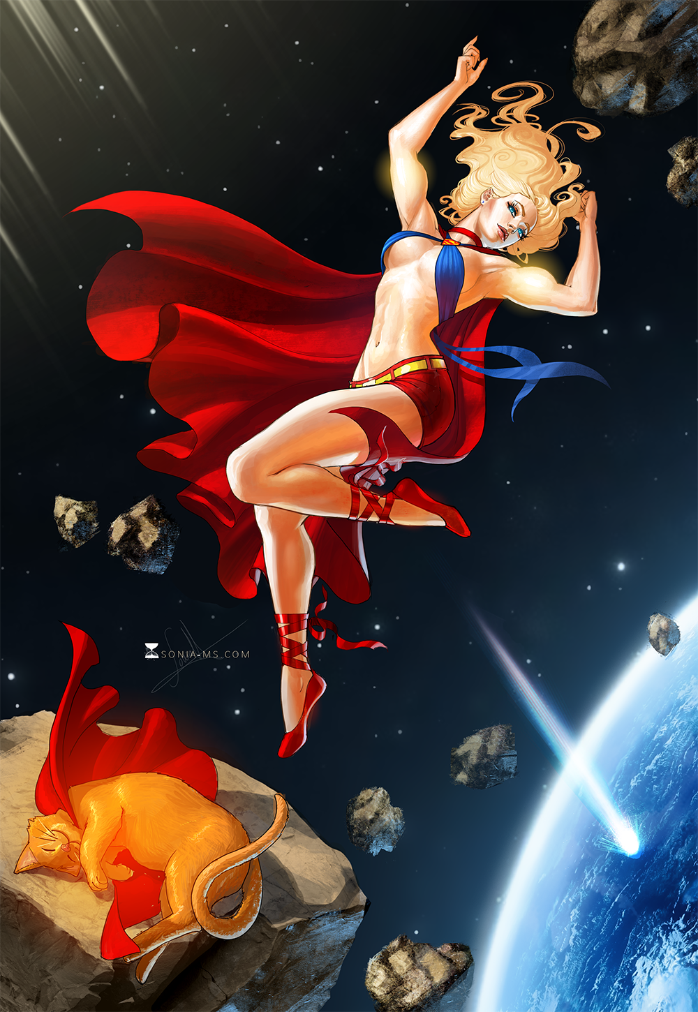 Supergirl + Streaky