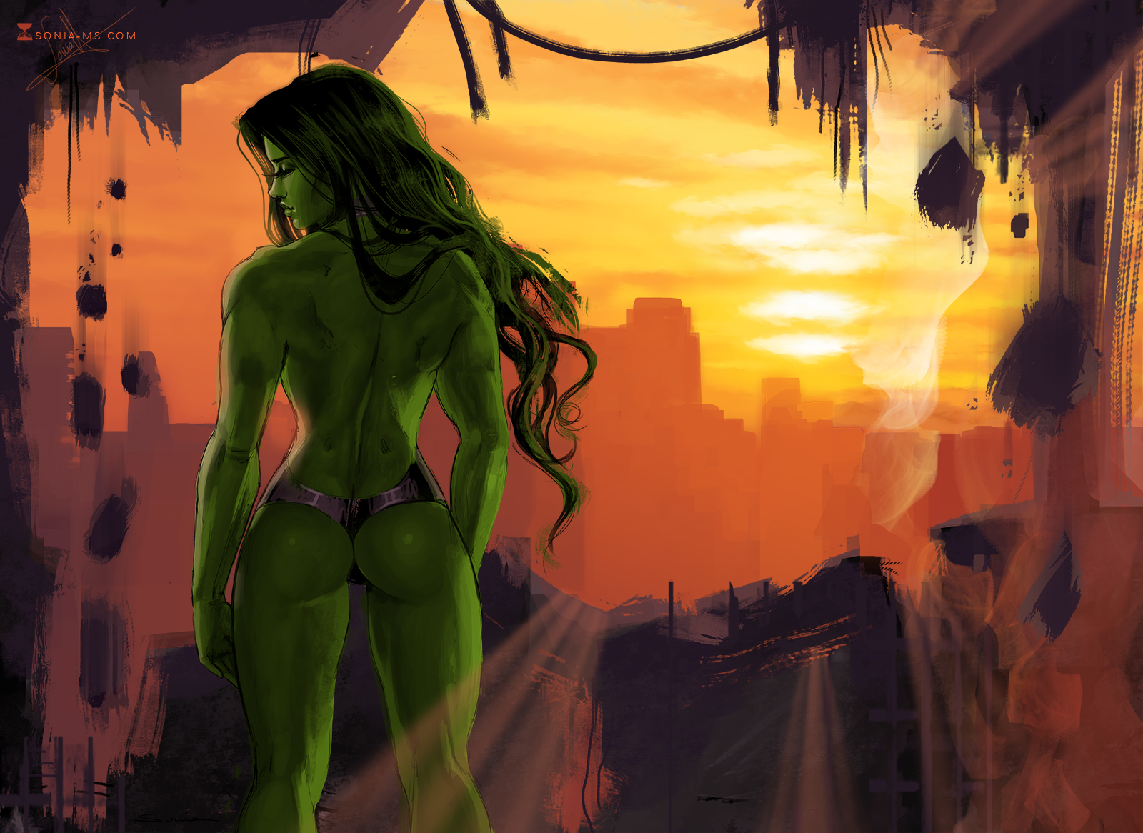 She-Hulk commission 3