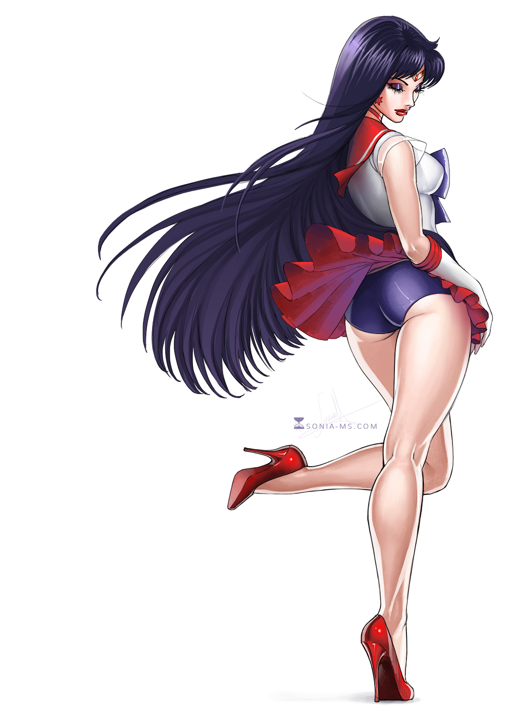 STICKER DECAL 4 Different Sizes Available Details about SAILOR MOON SAILOR MARS...
