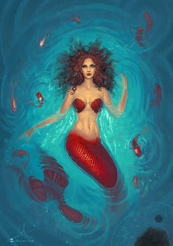Commission - Me as mermaid 4