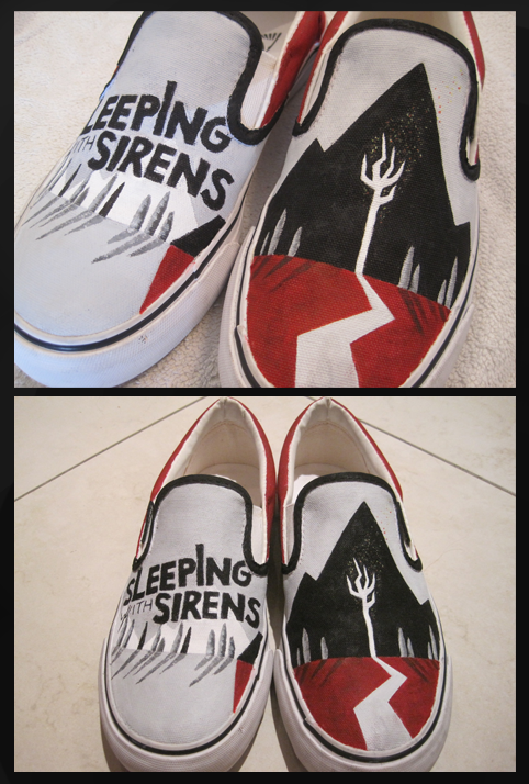 Sleeping with Sirens custom shoes