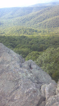 Humpback Rocks and the Blue Ridge Mountains 1